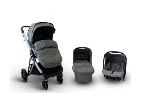 BBO KOLICA URBAN LIFE 3U1 - LIGHT GREY