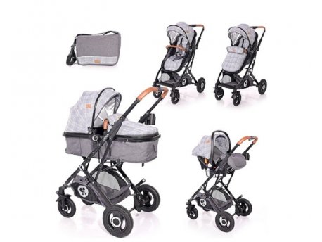 LORELLI BERTONI KOLICA SENA SET GREY SQUARED
