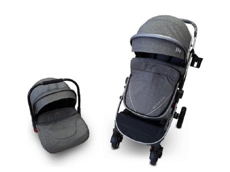 BBO KOLICA ZA BEBE 808C SET SPRINTER - DARK GREY