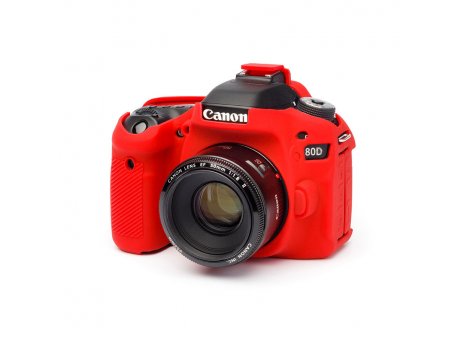 EasyCover Zaštitna maska za Canon 80D crvena