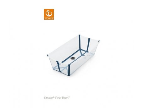 STOKKE FLEXI BATH  X-LARGE TRANSPARENT BLUE - KADICA