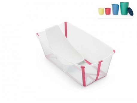 STOKKE FLEXI BATH Play Transparent Pink