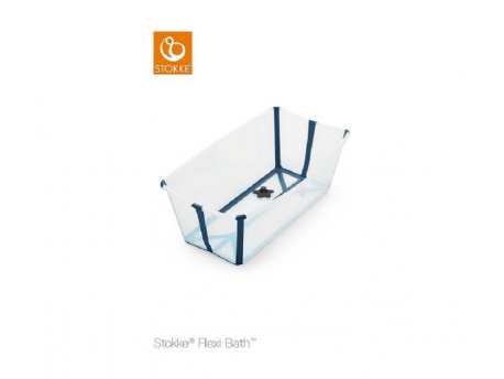 STOKKE STOKKE FLEXI BATH TRANSPARENT BLUE