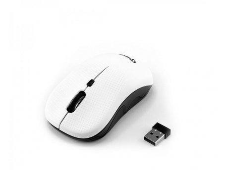 S BOX MIŠ  WM-106 BELI / WIRELESS