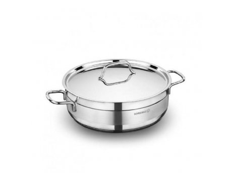 KORKMAZ Šerpa Alfa 28x9cm niska Inox (A1027)