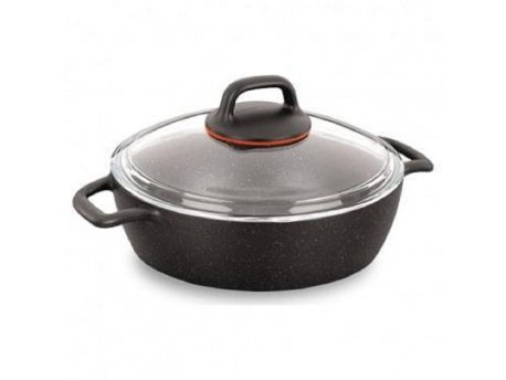 KORKMAZ Šerpa Gusto 24cm niska Granit (A1364)
