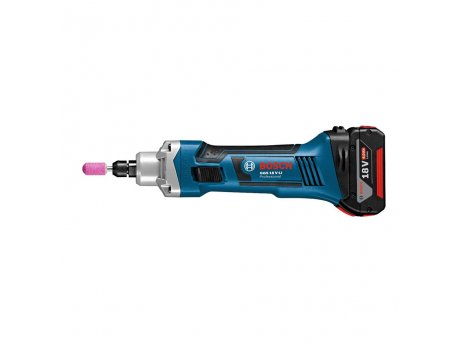 BOSCH plavi alat GGS 18 V-LI akumulatorska ravna brusilica / bijaks sa 2x5,0 Ah Li-Ion baterijama u L-Boxx koferu (06019B5307)