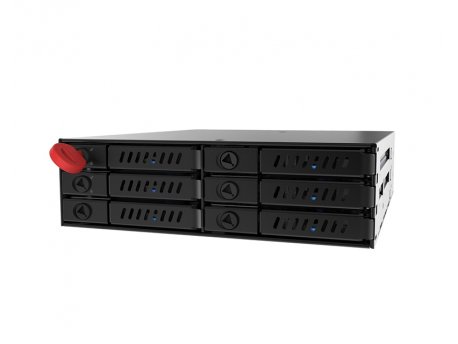CHIEFTEC CMR-625 6 x 2.5'' SATA crna