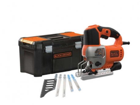 BLACK&DECKER BES610KA5  Ubodna testera u koferu 650 W