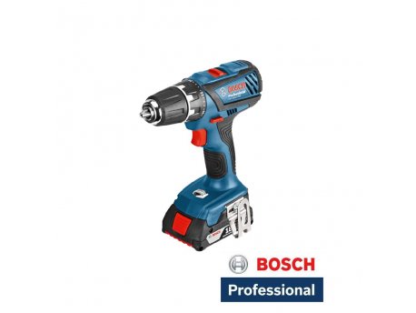 BOSCH plavi alat GSR 18-2-LI Akumulatroska bušilica / odvrtač 2x4Ah + brzi punjac u L-Boxxu