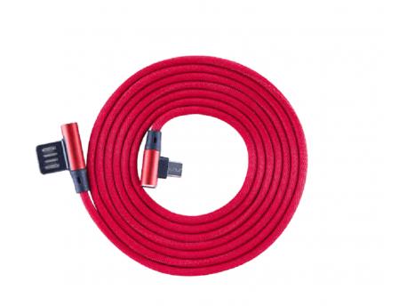 S BOX Kabl USB A - Micro B 90, 1,5 m, Red