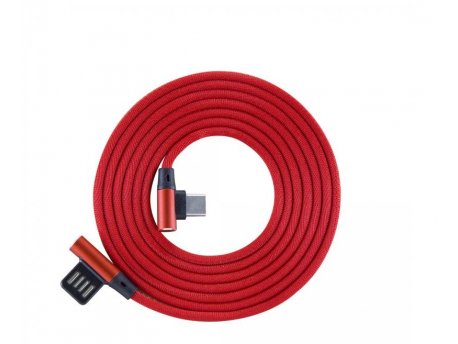 S BOX Kabl USB A - Type C 90 1,5 m, Red