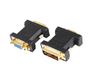 S BOX Adapter-konverter DVI na VGA (m/ž) (Crni),