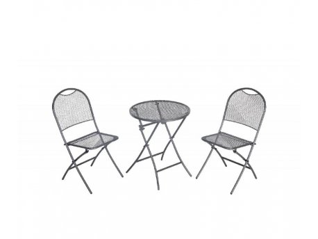 MWH DAS ORIGINAL CAFE LATTE Metalni balkon set sivi