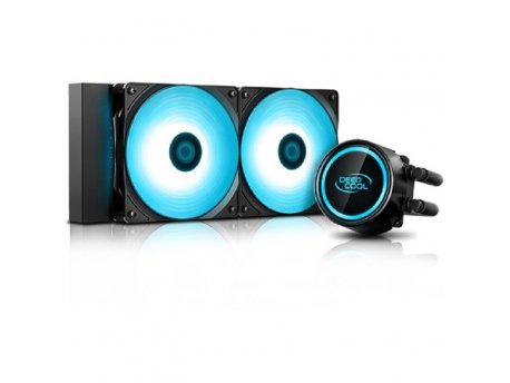 DEEPCOOL GAMMAXX L240T Liquid cooling Blue