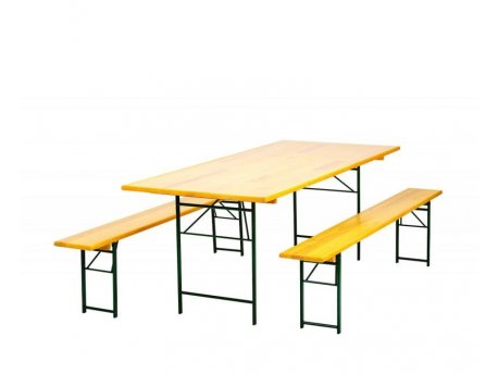 Green Bay STOUT Baštenski set sto + 2 klupe 200 x 80