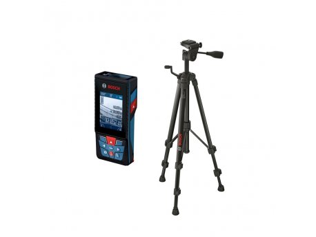 BOSCH plavi alat GLM120C + BT150 Laserski daljinometar sa stativom BLUETOOTH