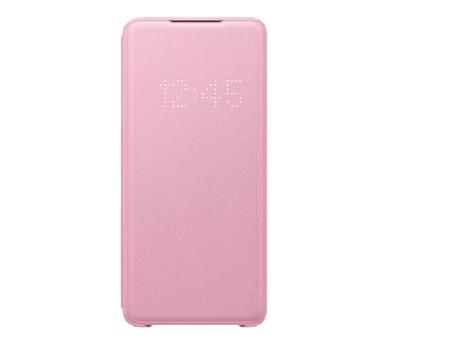 SAMSUNG LED preklopna futrola S20+ ROZE