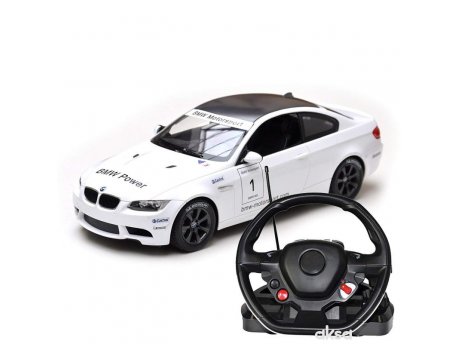 RASTAR RC BMW M3 sa volanom 1:14 - crn, bel