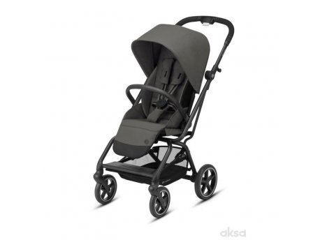 CYBEX Kolica Eezy S Twist+ 2, crni ram, Soho Grey