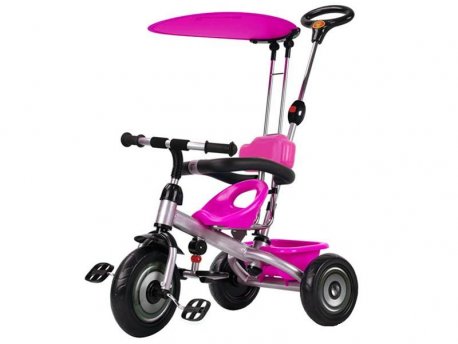 CAPRIOLO Dečiji tricikl sa suncobranom roze 290090