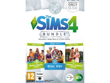 ELECTRONIC ARTS PC The Sims 4 Bundle Pack 3 Cool Kitchen Stuff + Outdoor Retreat + Spooky Stuff (Code in a box)
