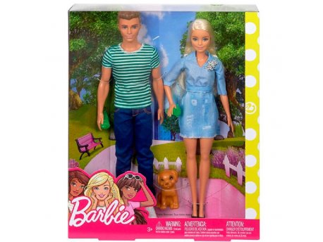BARBIE Barbie i Ken sa psom