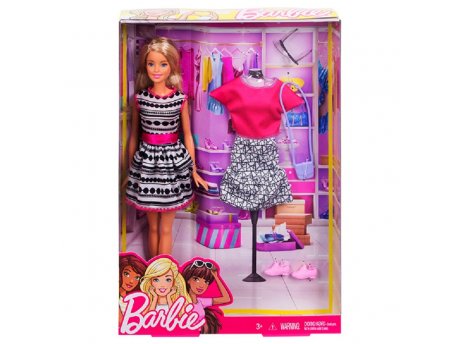 BARBIE Barbie lutka i fashion set