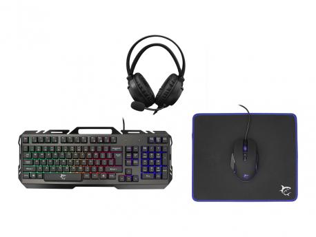WHITE SHARK TASTATURA + MIŠ + PAD + HEADSET GC-4103 CHEYENNE - 4 in 1