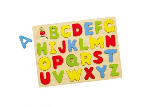 VIGA Drvena slagalica ABC