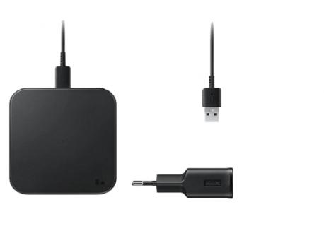 SAMSUNG Bežični punjač + punjač za telefon EP-P1300 (Crni)