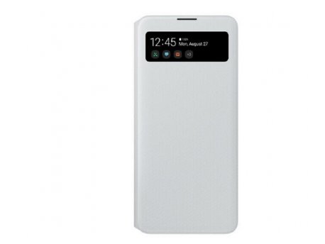 SAMSUNG A71 futrola sa prozorom BELA