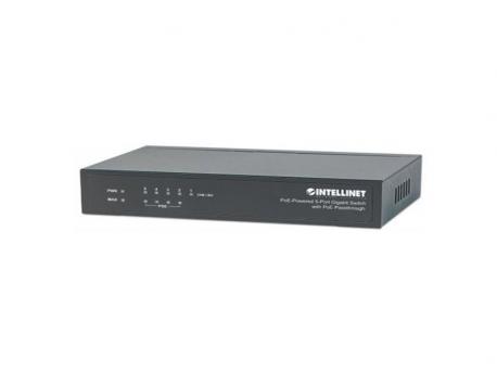INTELLINET PoE-Powered 5-Port Gigabit Switch with PoE 561082