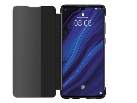 HUAWEI P30 preklopna futrola CRNA