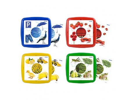 MINILAND Set 4 puzzle - osnovne boje
