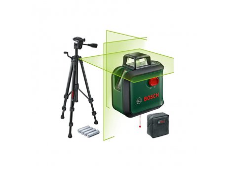 BOSCH zeleni alat AdvancedLevel 360 Laser za ukrštene linije SET sa stativom
