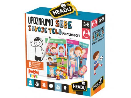 HEADU Montesori igra Upoznajmo sebe i svoje telo
