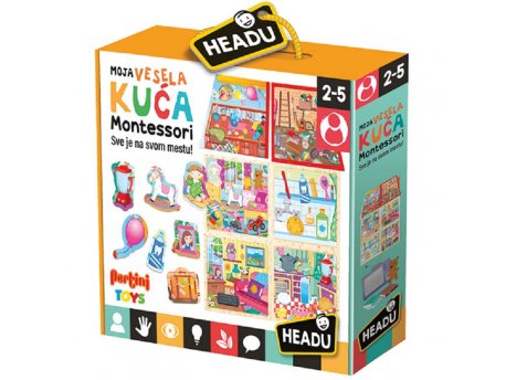 HEADU Montesori igra Moja vesela kuća