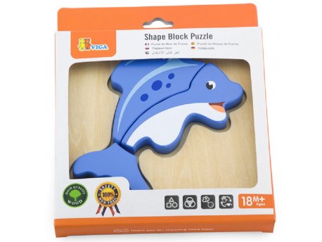 VIGA Slagalica delfin