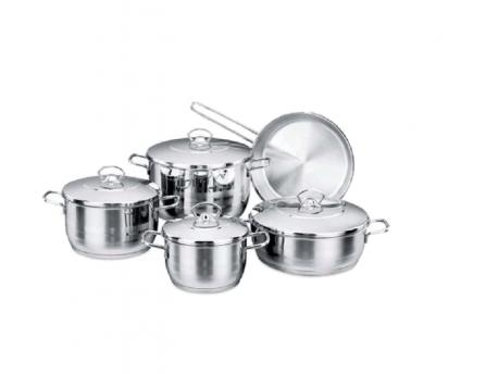 KORKMAZ Set Astra 9pcs Inox