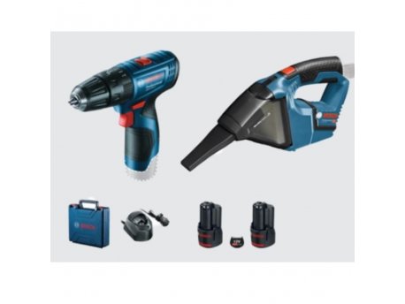 BOSCH plavi alat GSB 120 LI + GAS 12V Set akumultorskih alata
