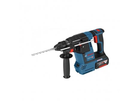BOSCH plavi alat GBH 18V-26 SDS PLUS Akumulatorski hamer + 7-delni set burgija