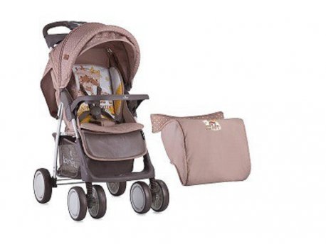 LORELLI BERTONI KOLICA FOXY SA NAVLAKOM BEIGE&YELLOW FAMILY