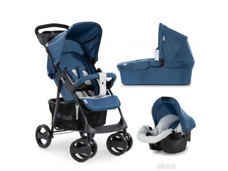 Hauck Trio set Shopper SLX, Denim Silver