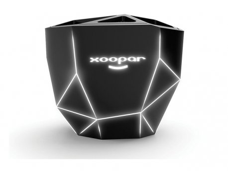 XOOPAR GEO SPEAKER - Bluetooth - Black with White LED