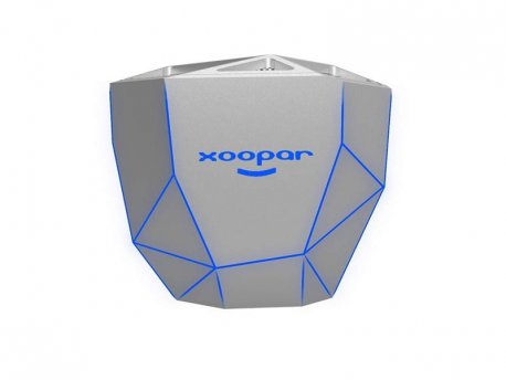XOOPAR GEO SPEAKER - Bluetooth - Silver with Blue LED
