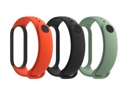 XIAOMI Mi Smart Band 5 Strap (3 pack) Black/Orange/Teal