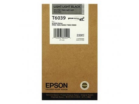 EPSON INK (T6039) LIGHT LIGHT BLACK