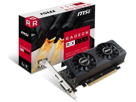 MSI AMD Radeon RX 550 2GB 64bit RX 550 2GT LP OC