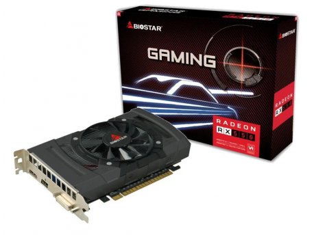 BIOSTAR RX550 4GB GDDR5 128 bit DVI/DP/HDMI